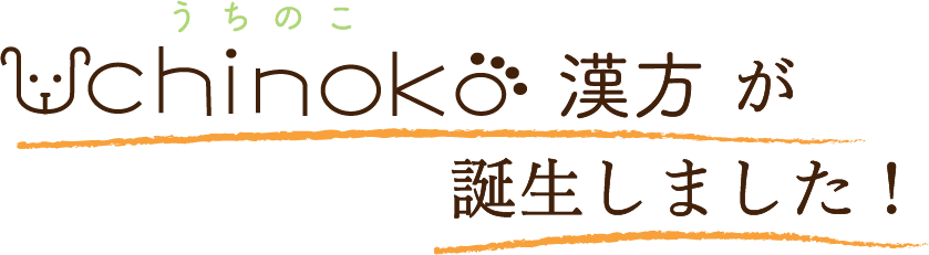 Uchinoko漢方が誕生しました！